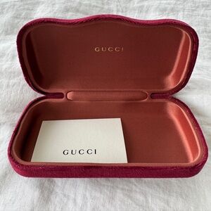 Gucci Velvet Sunglasses Case